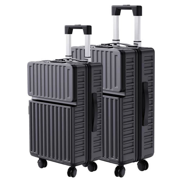 Resväskor, Hårdmaterial, TSA-lås,Svart