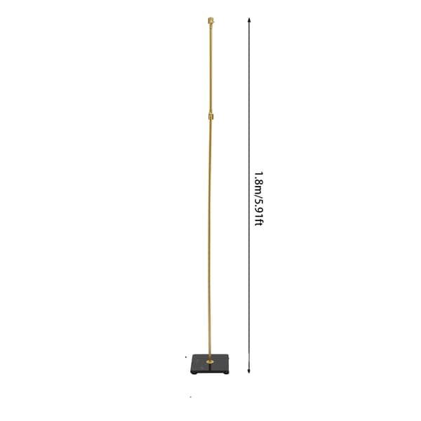 Display Stativ, Højdejusterbart, Robust Marmorbase,Guld
