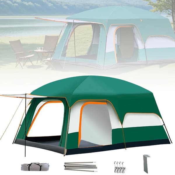 Camping telt, fire-sæson design, ventileret og rummelig,B
