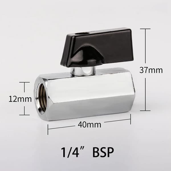 Mini mässingskulventil, mångsidig användning, kompakt design,SN-02