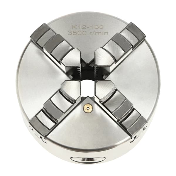 Svarvchuck, Självcentrerande Mekanism, Hög Precision,Silver