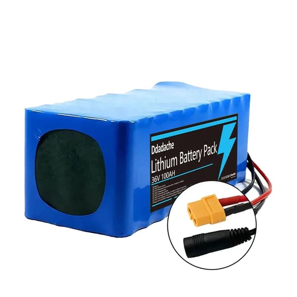 Litiumjonbatteripack, 100Ah kapacitet, BMS-skydd,XT60-DC