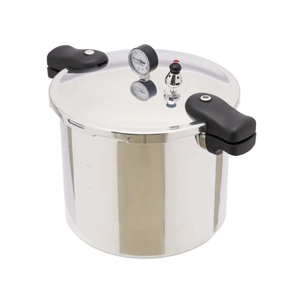 Tryckkokare, 23 liters kapacitet, hållbar aluminiumlegering, Silver