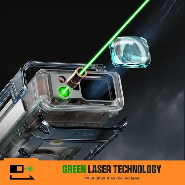 Laser Måleværktøj, 4x Zoom Kamera, Flere Målemetoder,CD-120G