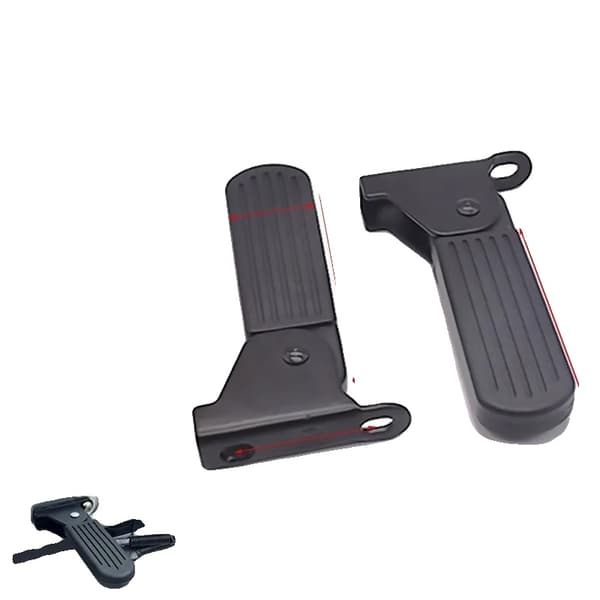 Fodpedaler, Sammenklappeligt Design, Skridsikker Overflade,5CM