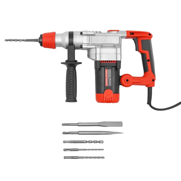 Rotary Hammer Drill, Hög Effekt, Mångsidig Användning,Röd