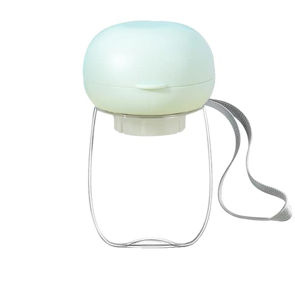 Reseskål, Sammanfallande Design, Lämplig för Hundar och Katter,Grön 300ml