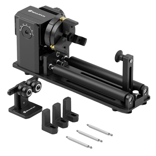 Rotary Module, Versatile Compatible Design, High-Precision Engraving, RA Pro Max