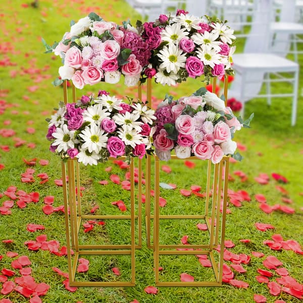 Blomsterstand, Elegant Design, Stabil Konstruktion,Guld