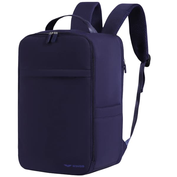 Stugryggsäck, Hållbar Nylon, Datorfack,Blå