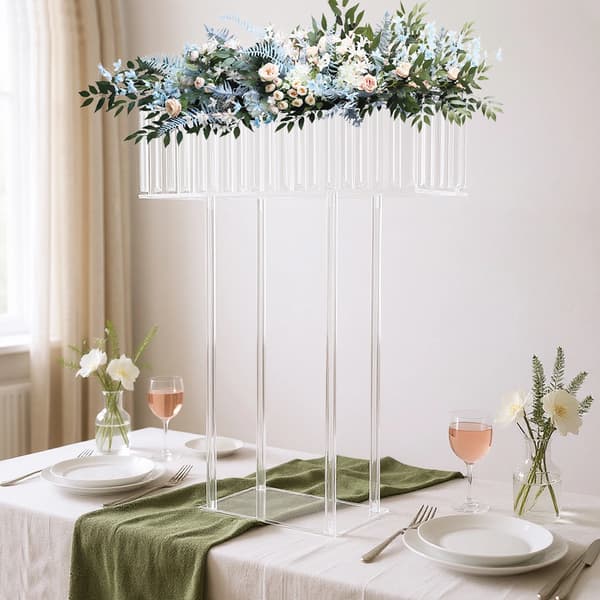 Blomsterstand, Elegant Design, Holdbar Akryl,Klar