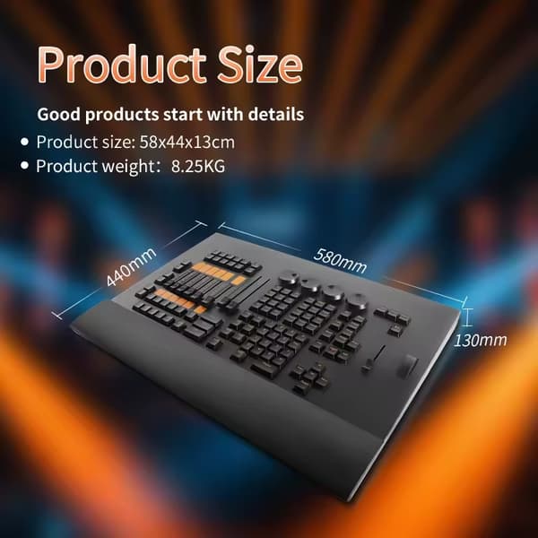 Lysbord, DMX Kontrol, 2048 Parametre,EU Stik, Kommando Vinge-2