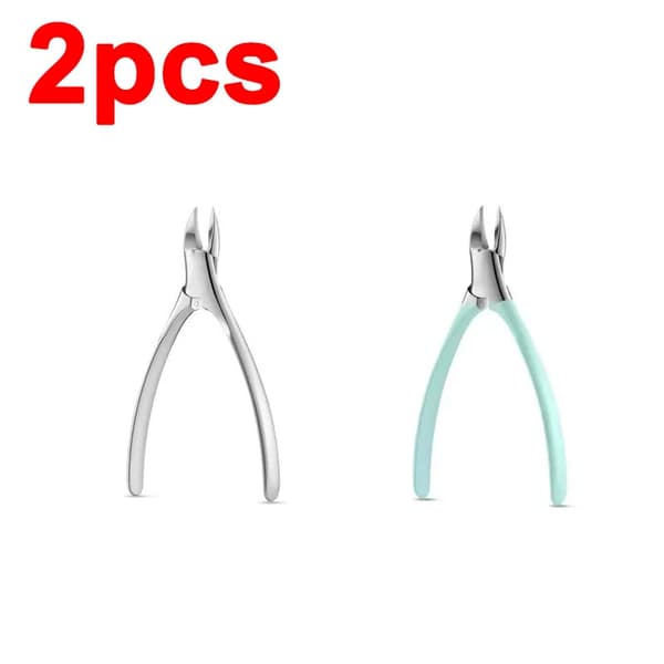 Nagelklippare, Rostfritt Stål, Ergonomisk Design,Silver och Blå