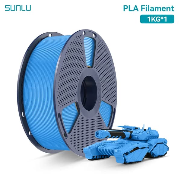 3D-printer filament, PLA-material, 1,75 mm diameter,Blå