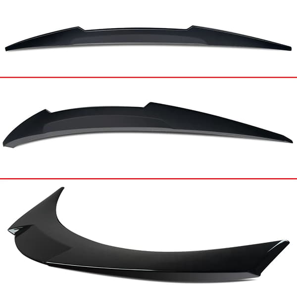 Bagagerumslipspoiler, Aerodynamisk Design, Nem Installation,Sort
