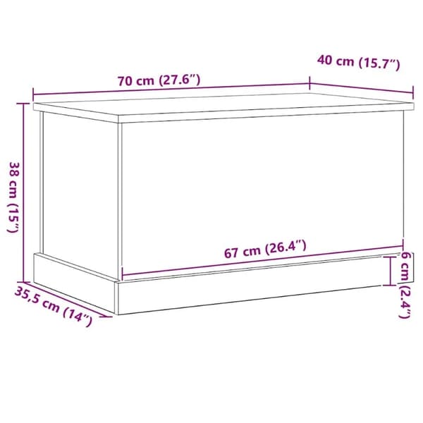 Opbevaringsboks, Stor Kapacitet, Robust Design,sort
