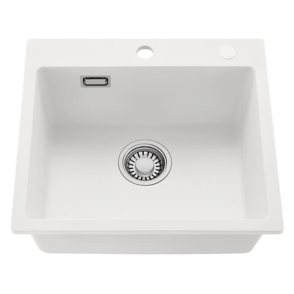 Köksdisk, Kompositgranite, Platsbesparande Design,40×45cm