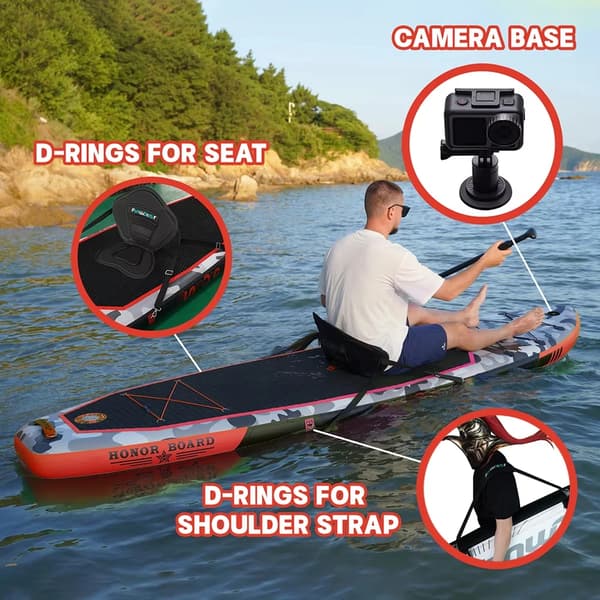 Oppustelig Stand Up Paddle Board, Letvægtsdesign, Komplet Tilbehør,SUPFW10B