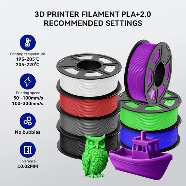 3D-printer filament, højhastigheds, miljøvenligt materiale,5Chokolade