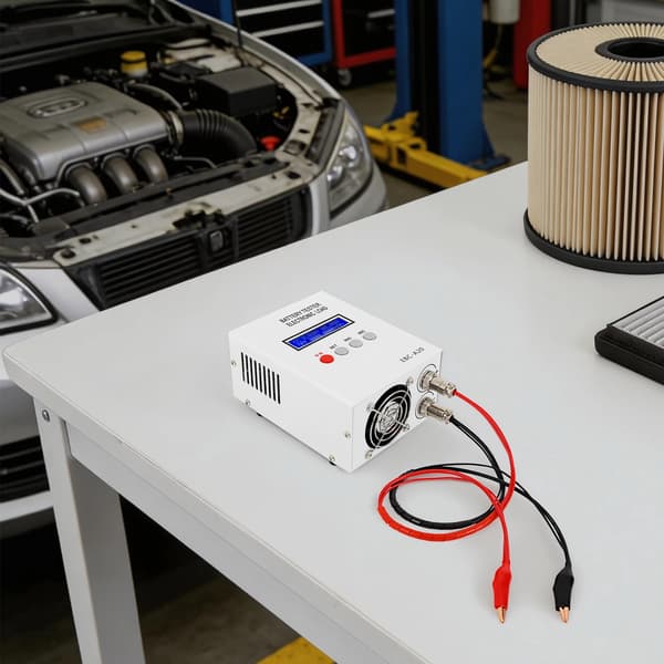 Batterikapacitetstest, Præcisionsmåling, Holdbart Design,Off White
