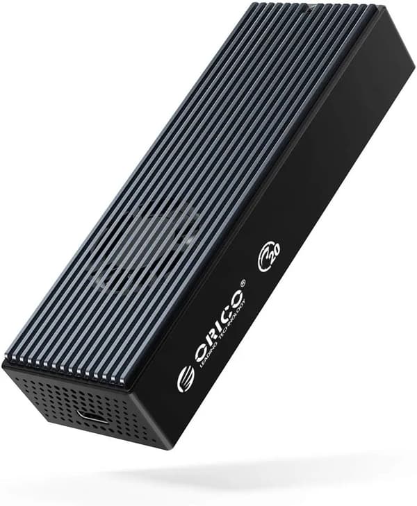M.2 NVMe SSD Kabinet, 20Gbps Hastighed, Indbygget Køleblæser,20 Gbps