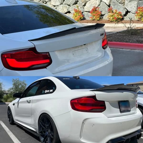 Bagagerumslipspoiler, Aerodynamisk Design, Nem Installation,Glans Sort