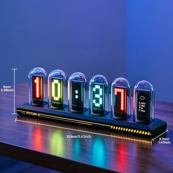 Ur, Smart Display, Tilpasselig Belysning,Basis uden lys