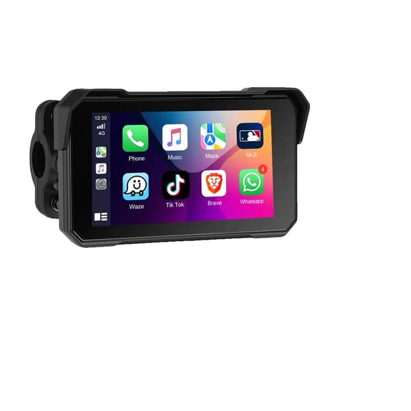 Trådlös CarPlay, Motorcykelmonitor, Dubbelkameror,med däcktryck