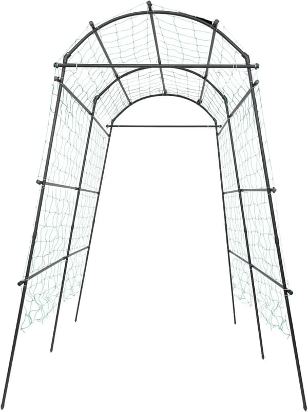 Klattramar, Stålbåge Design, Hållbart Nylon Nät,svart