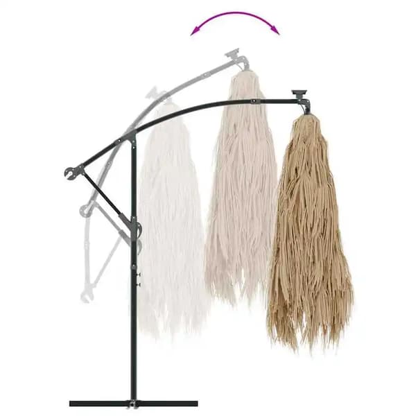Haveparasol, Vandtæt Design, UV Beskyttelse,Lys Gul