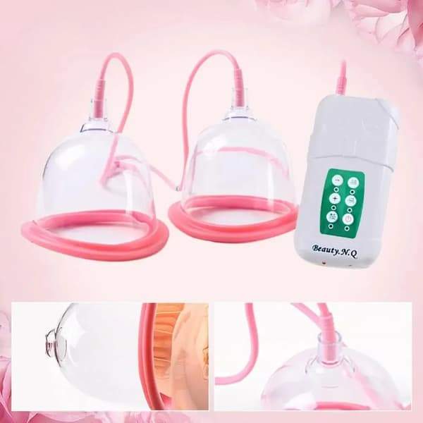 Bröstpump, Justerbart sug, Kompakt design,EU-kontakt, Rosa