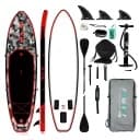 Uppblåsbar Paddelbåt, Bärbar Design, Hög Viktkapacitet,330*84*15cm