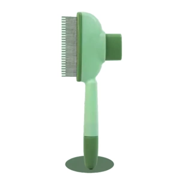 Kæledyr Deshedding Børste, Ergonomisk Design, Effektiv Hårfjerning,grøn