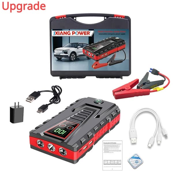 Bilstartare, 6000mAh kapacitet, topp 5000A ström,Standard