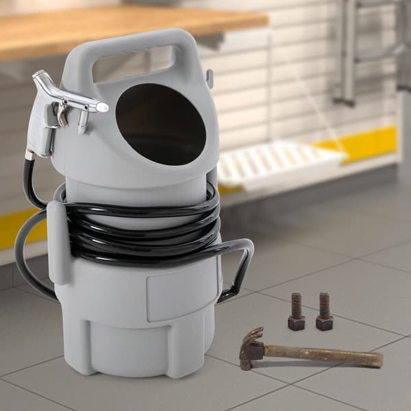 Sandblaster Bucket, Holdbar Konstruktion, Ergonomisk Design,Grå