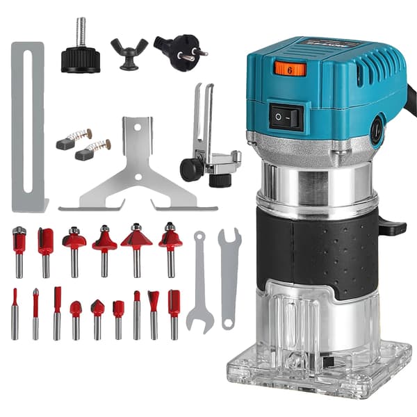 Träfräs, kraftfull 800W motor, högprecisionsskärning,Typ B