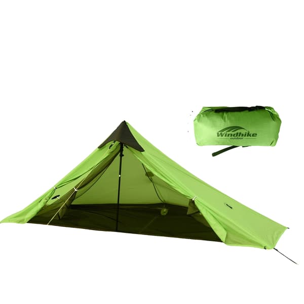 Vandreturstelt, Ultralight, Vandtæt,Grøn