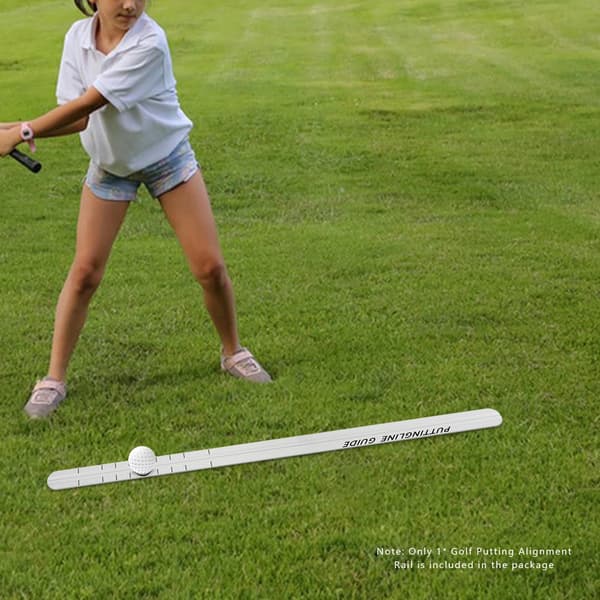 Golfputtjusteringsskena, Bärbar design, Hållbar konstruktion,VIT