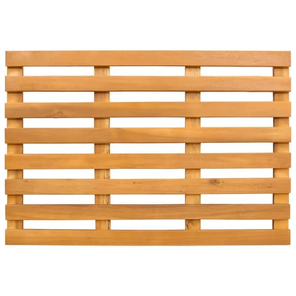 Badmatta, Hållbart Trä, Halkfri Design,Mörk khaki
