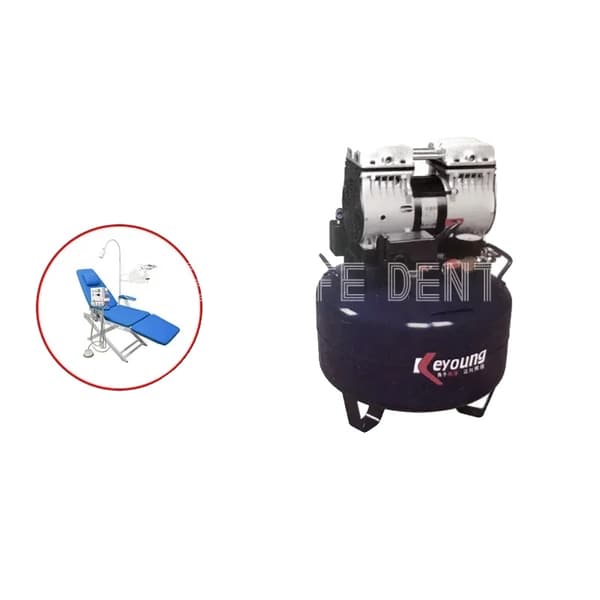 Luftkompressor, olie-fri, stille drift,220V- 1 til 1(32L)