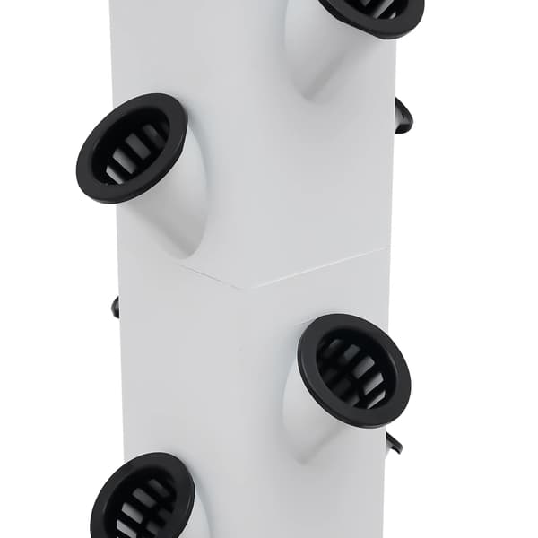 Hydroponisk Vækstsysten, Vertikal Design, Automatisk Timer,Hvid