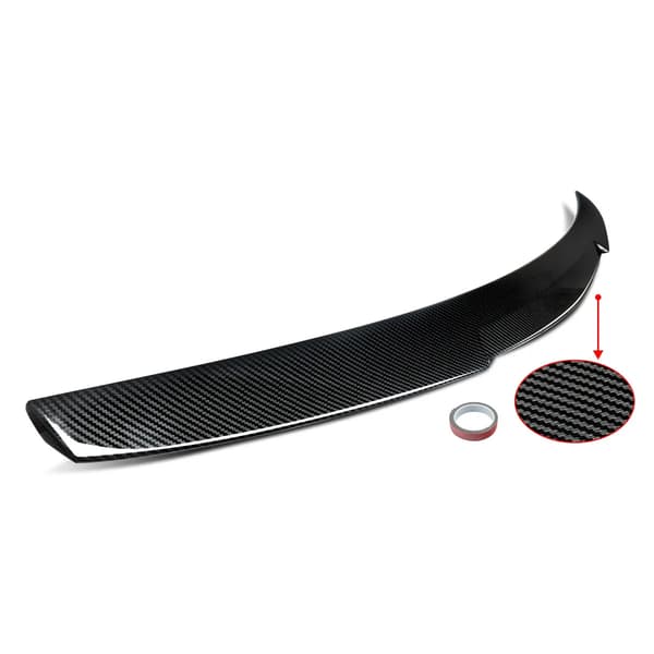 Bakspoiler, ABS-plast, Sportdesign,kolfiberutseende