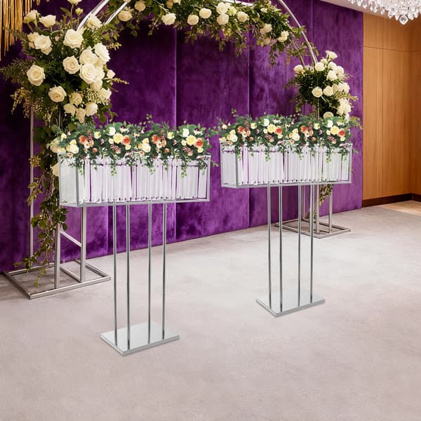 Blomsterstandssæt, Krystaldesign, Robust og Stabil Base,XL