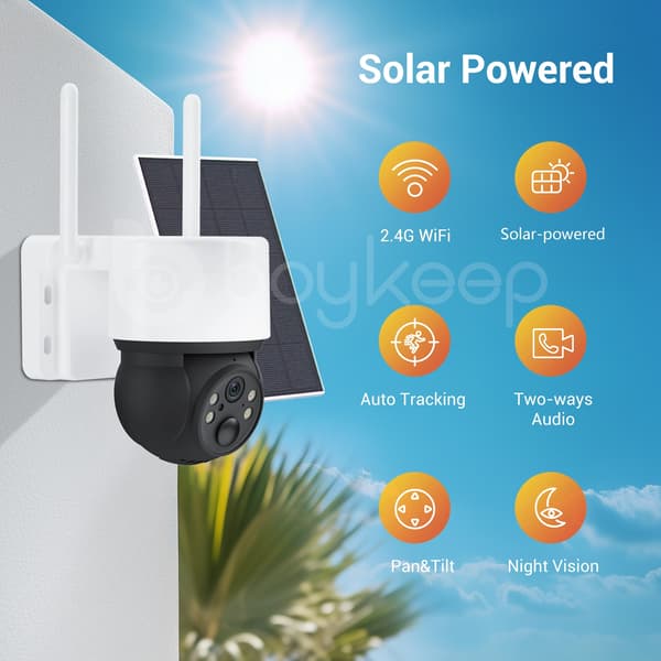 WiFi Kamera, 3MP HD, Farve Nattesyn,1PC