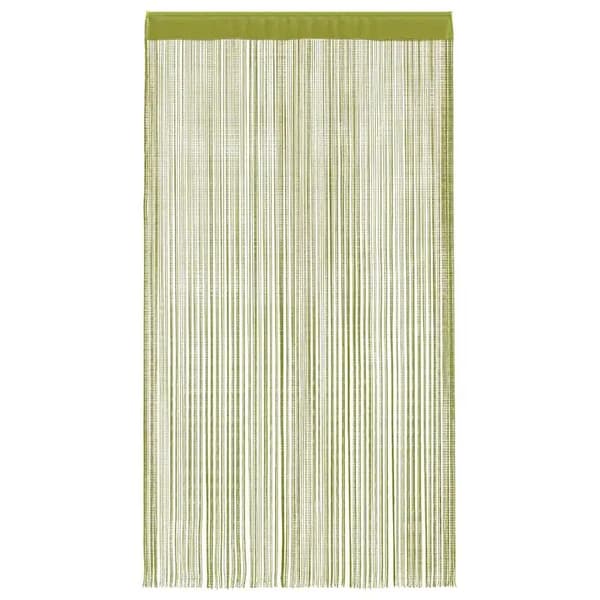 String Gardin, 2 Paneler, Alsidig Hjem Deko,Grøn