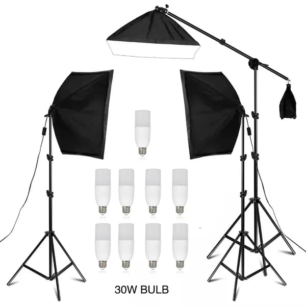 Softbox Kit, Justerbart Lys, Nem Samling,SH-RGX-02-63