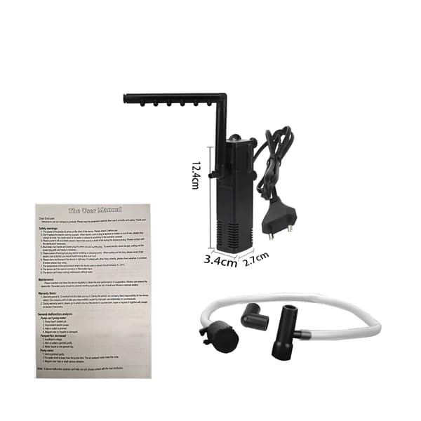 Vattenfilterpump, nedsänkt design, syreökning,200L
