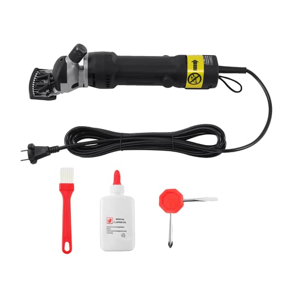 Elektrisk fåreklipper, 1200W effekt, kulstofstål blade,sort