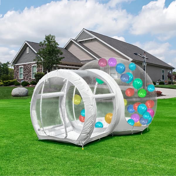 Uppblåsbar Bubbelhus, Hållbar PVC, Snabb Montering,10ft