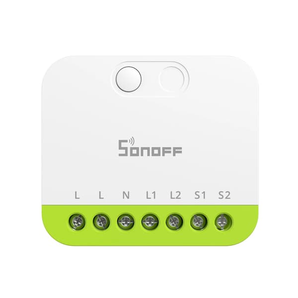 Smart Switch, Zigbee-anslutning, Dubbelbelastningskontroll,MINI-ZB2GS